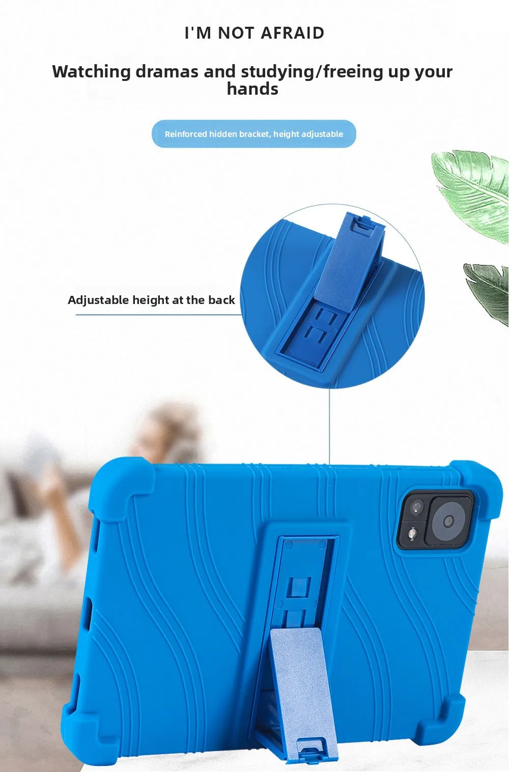 Stoßfeste TPU-Hülle für DOOGEE T20 Mini 8.4, Vollständiger Schutz mit Ständer, Mehrere Farben – Detail 3