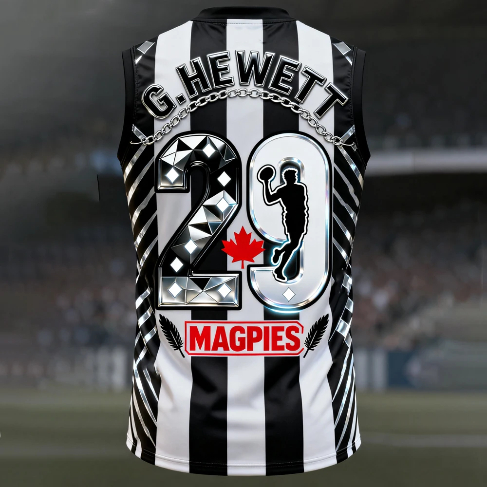 

Mens George Hewett Mens Baggy Special Guernsey 29 Australian Football Tank Top Youth Kids Training Rugby Breathable Sportvest