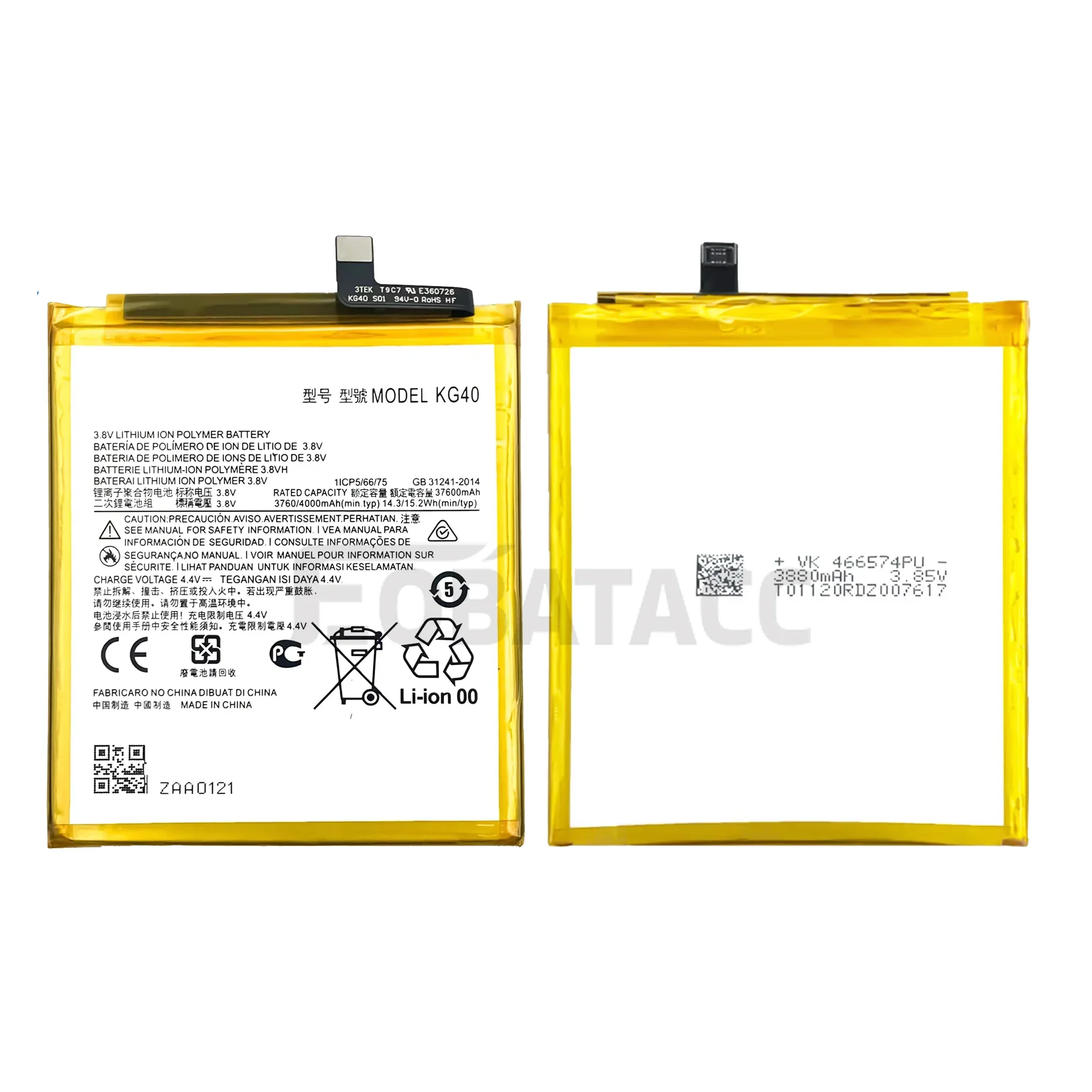 100% New Original Battery KG40 For  Motolora MOTO G8/G8 Play/G FAST/ONE MACRO/XT2015/XT2045 Battery + Free Tools