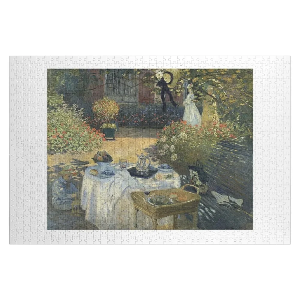 Claude Monet - The Luncheon Jigsaw Puzzle Customized Photo Personalized Name Puzzle