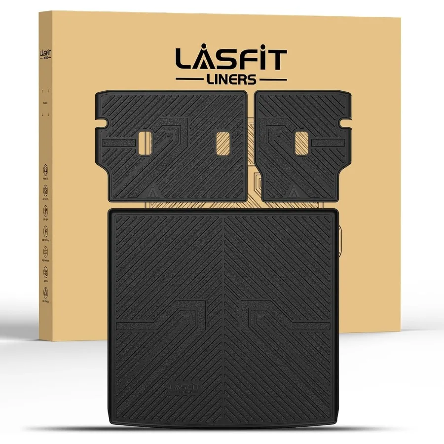 

Коврик в багажник AllWeather TPE на заказ со спинкой для Honda Passport 2026, сверхпрочный коврик для багажника с чехлом на спинку сиденья, нескользящий