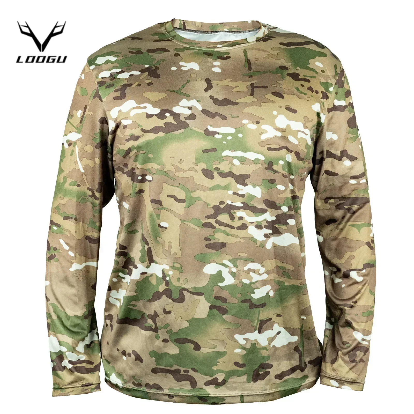 

3D Camo Fishing Shirt - Ice Silk UPF 50+ Sun Protection, Lightweight Breathable for Hunting, Bird Watching & Outdoor Photography