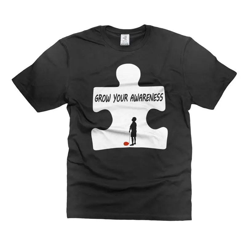 Grow Your Awareness T-Shirt Autism Puzzle Shirt Awareness Day T-Shirt Autism Tee