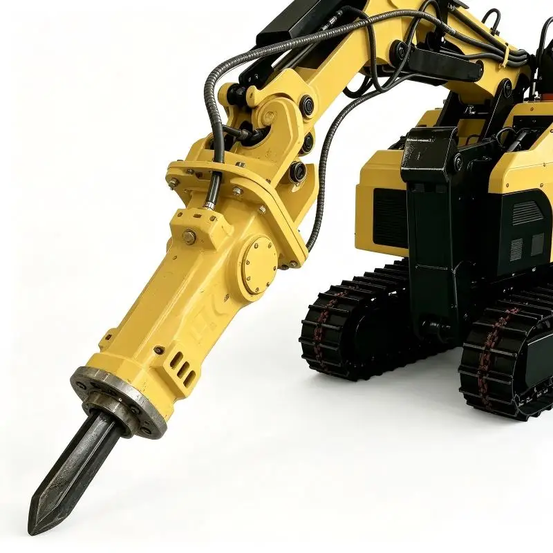 Mini Crawler Demolition Robot Remote Control Hydraulic Hammer for Narrow Area Concrete and Building Dismantling