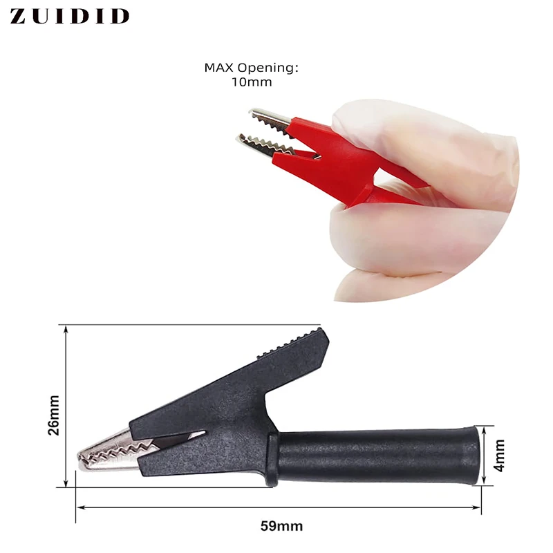 Probe Tip Apply To Multimeter Test Leads Automobile Tester 0.7mm Non-Destructive Puncture 4mm Joint Back Probe Alligator Clip