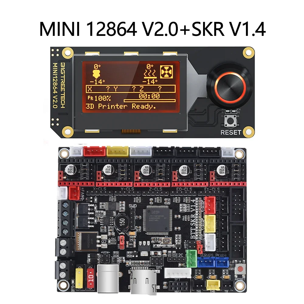 

BIGTREETECH MINI 12864 V2.0 ЖК-экран для Octopus Pro SKR V1.4 Turbo SKR MINI E3 V3.0 MEGA2560 чип материнская плата VORON