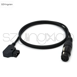 XLR 4-Pin Female To D-Tap Sony Venice F55 SXS Camera Practilite 602 SLR Camera Power Cord