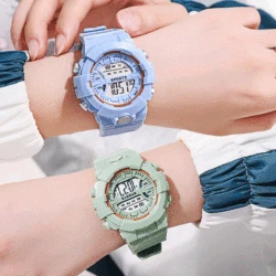 2022 New Fashion Multifunctional Led Digital Casual Watch Men's Fashion Sports Watch Women's Couple Electronic Watches