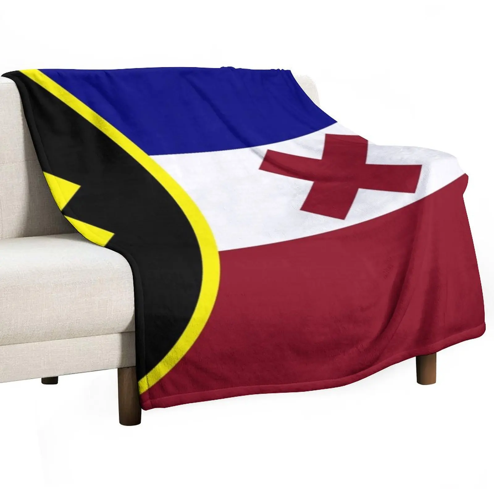 

L'Manberg Dream SMP Flag Throw Blanket Polar Loose Blankets For Bed Decorative Sofa Blankets