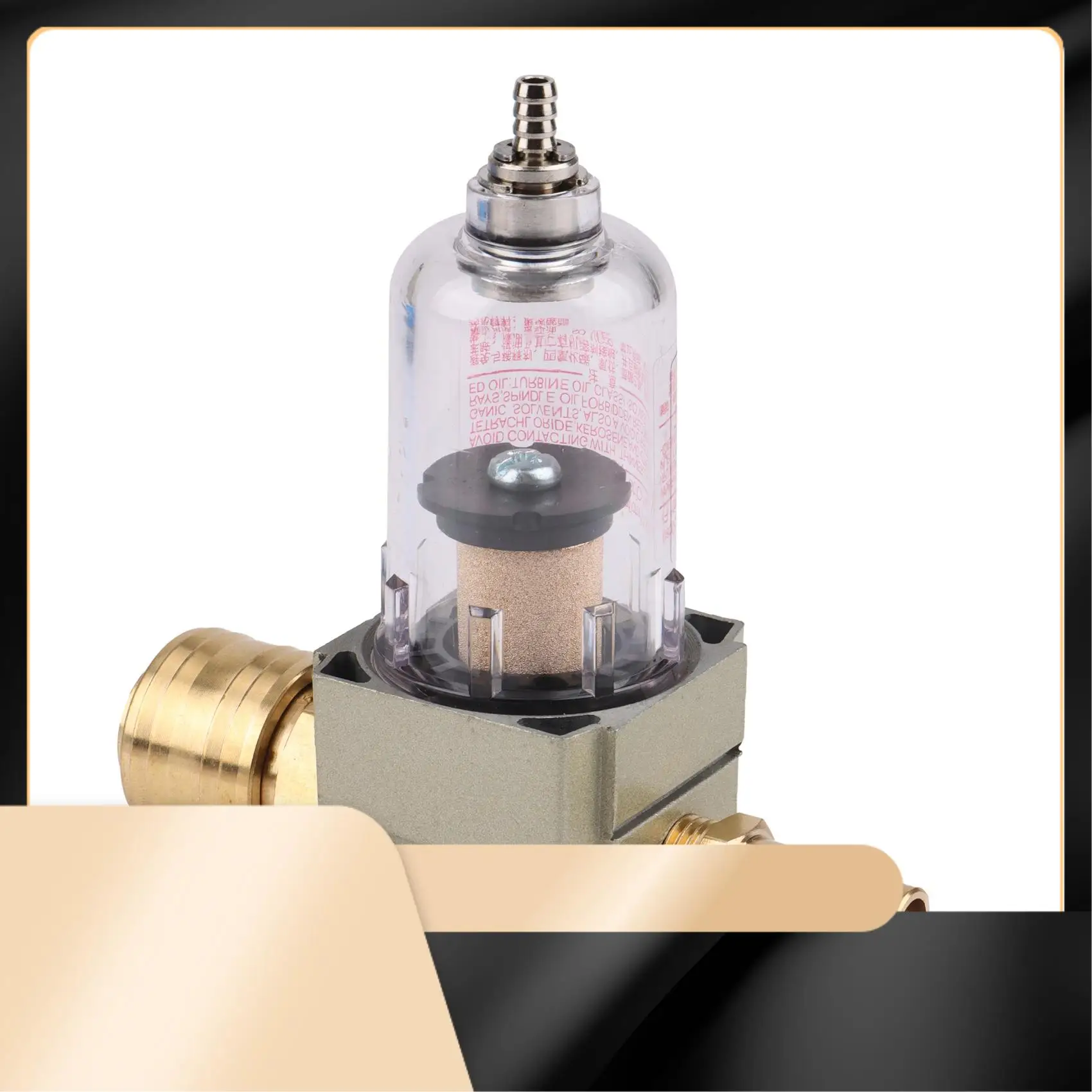 

X40A_XA-1Pc Durable Oil Water Separator Filter Compressed Air Filter Including 1/4 Inch Quick Coupling For The Compressor Tool