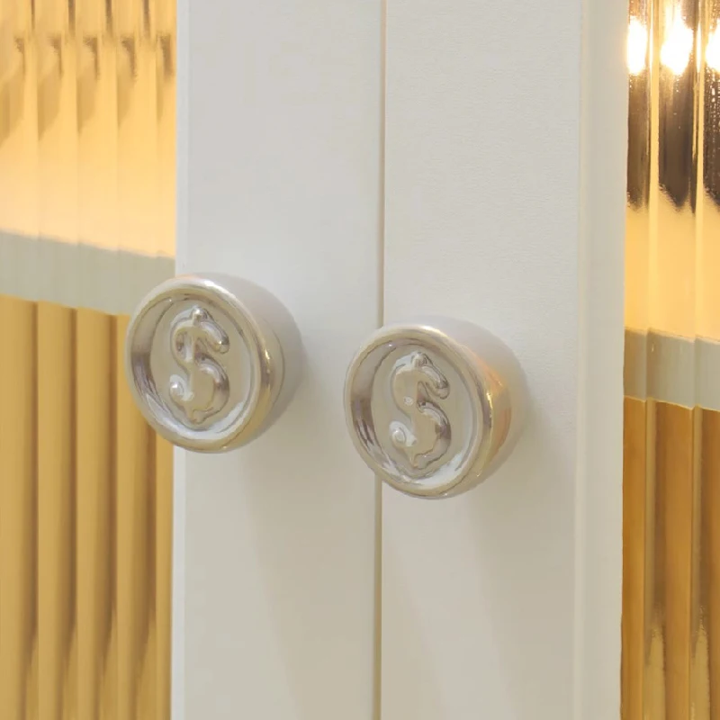 RICH Pearl Cupboard Handles Pearl Gray Cabinet Door Handles Drawer Knobs Pulls Kitchen Furniture Handle