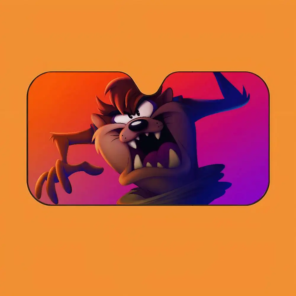 Taz mania pára-brisa pára-brisas capa de sol sombra de sol auto viseira de sol carro-cobre proteção solar do carro