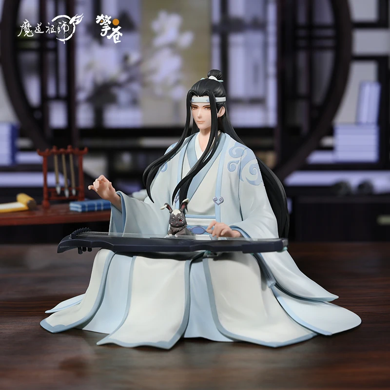 Oryginalne 1/8 Anime Qingcang Studio Mo Dao Zu Shi Wei Wuxian Lan Wangji Pvc kolekcja figurek lalka Model zabawki urodzinowe Gif