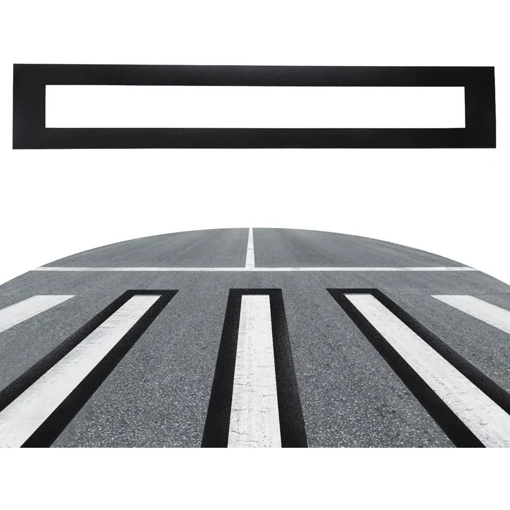 

Rectangle Parking Space Stencils PVC Hollow Out Painting Stencils Painting Stencils for Road Parking Space 45x8inch