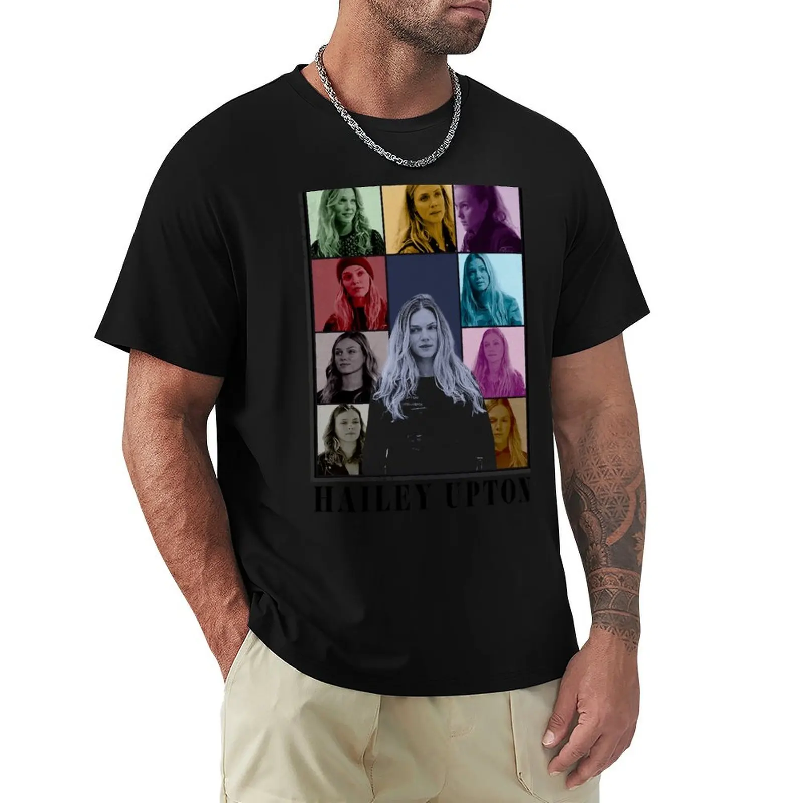 

hailey upton era's T-Shirt Work Style Casual T-Shirt
