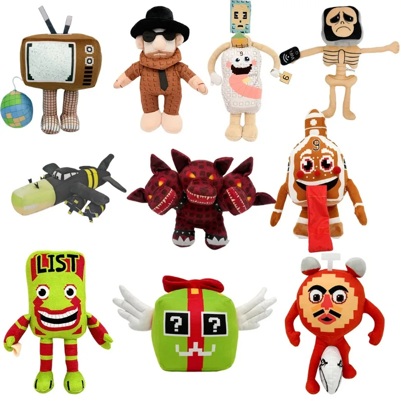 

Roblox Steal A Brainrot Jandel Cute Soft Plush Doll Stuffed Toy Lovely Cartoon Plush Figure for Kids Home Bedroom Decoration
