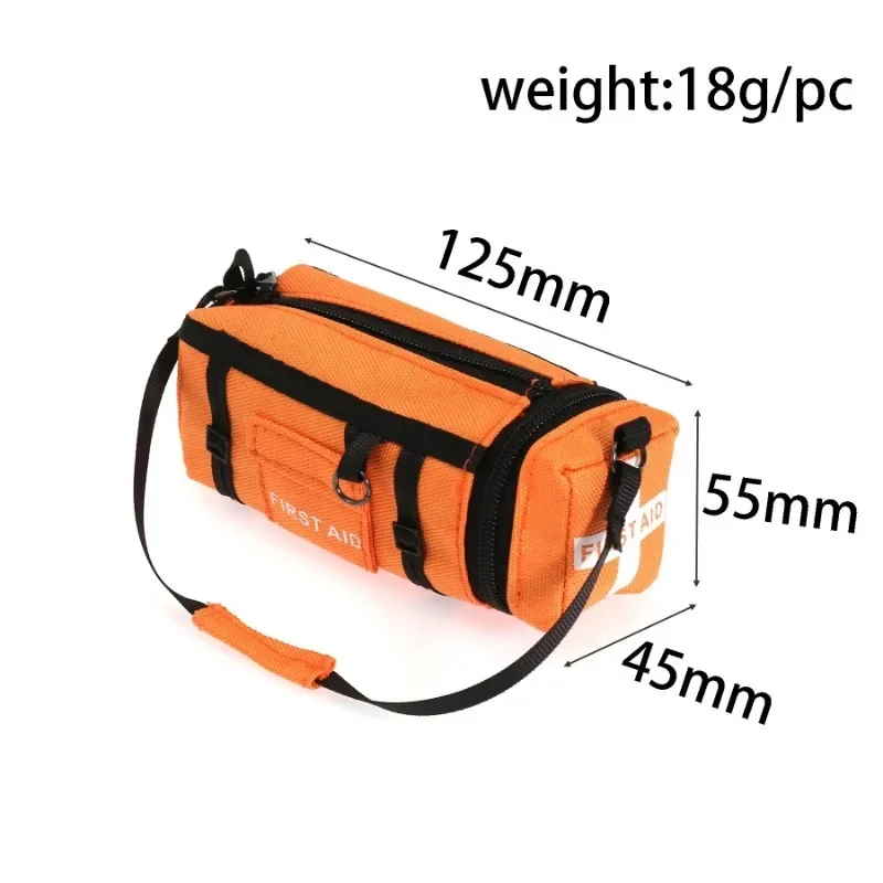 1 pçs saco de bagagem rack brinquedo para 1/10 1/8 rc modelo escalada fora de estrada carro controlado por rádio simulação humor peça ao ar livre rainsto