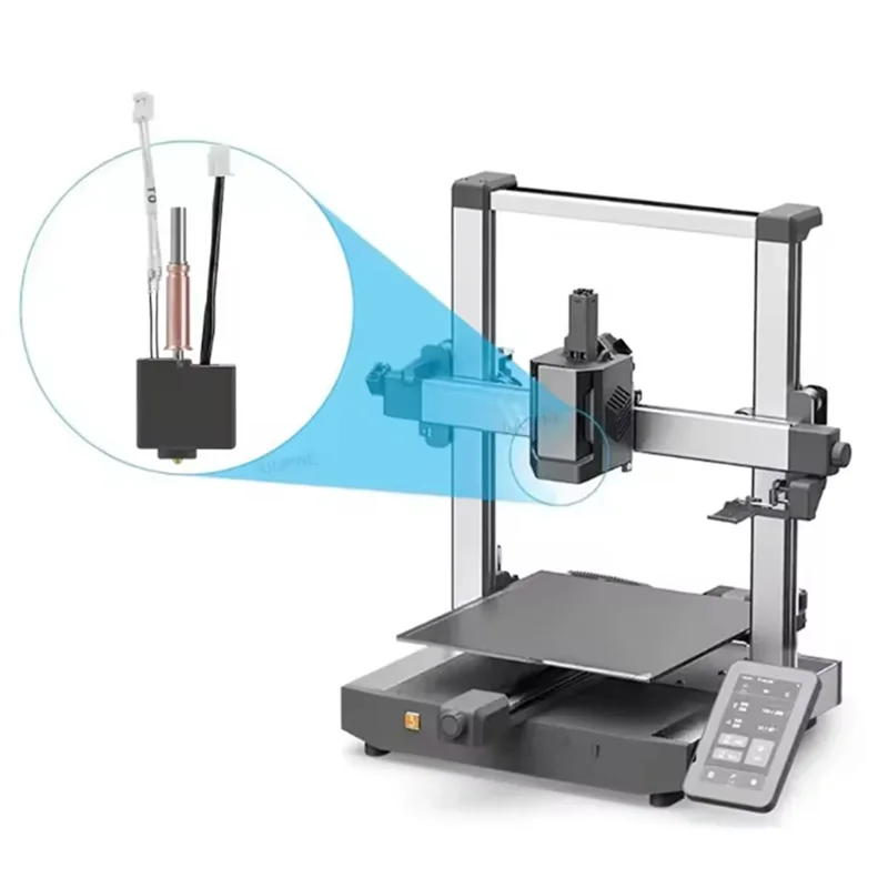 

0Z-комбинированная насадка Hotend для Anycubic Kobra 3, термистор, нагревательный блок 24 В, 50 Вт, нагревательный блок для Anycubic Kobra K3, аксессуары