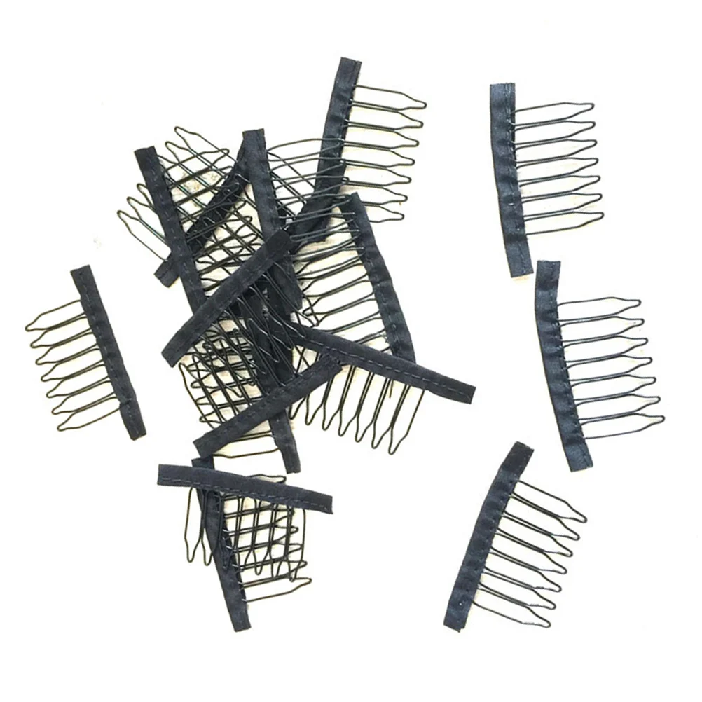 

10 Pcs Steel Tooth Clip for Caps Comb Bobby Pins Women Hair Clips Lace Button Net