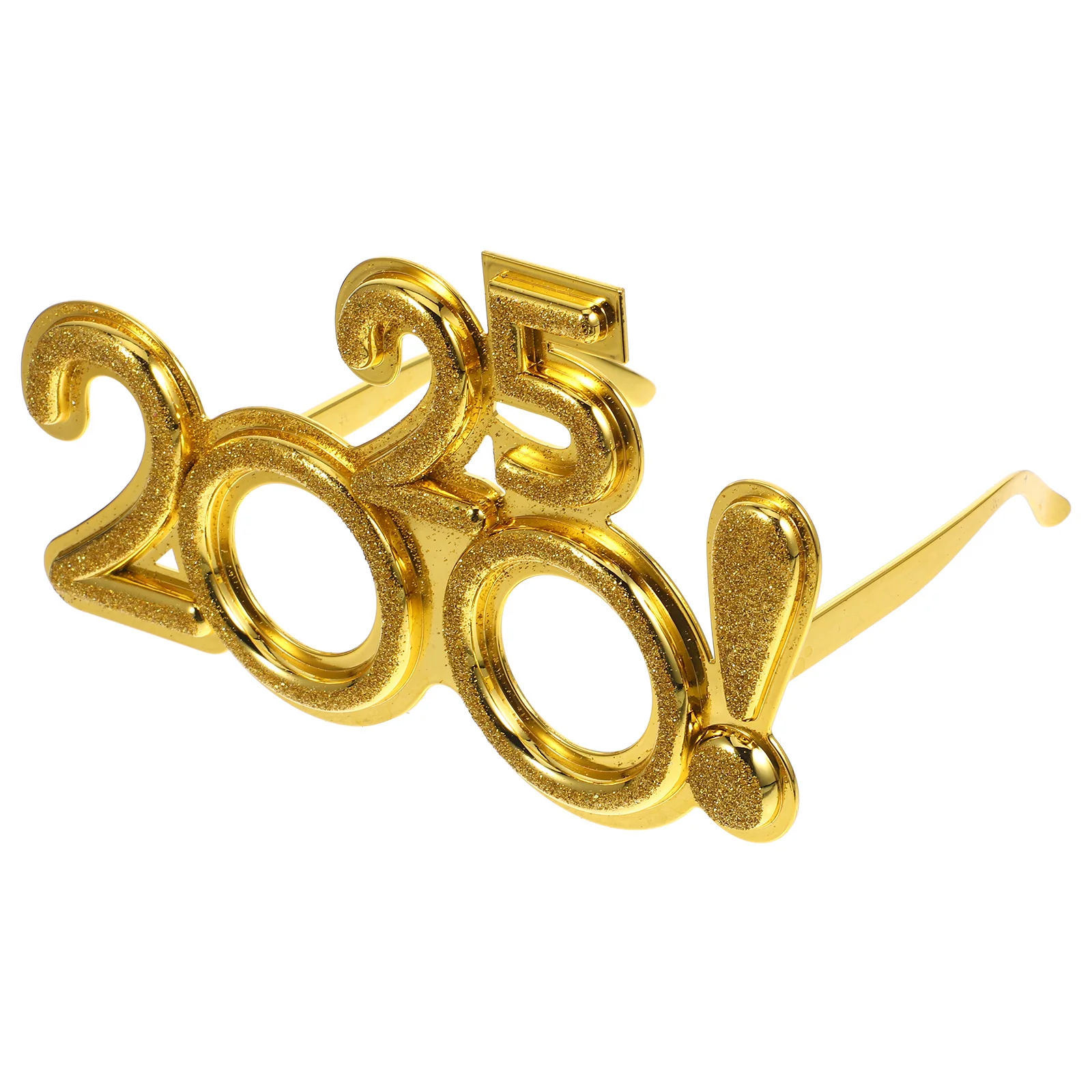 1 قطعة 1 زوج 2025 السنة الجديدة نظارات الحفلات مضحك نظارات البلاستيك عدد تصميم صور الدعائم لوازم الحفلات ديكور الإكسسوارات