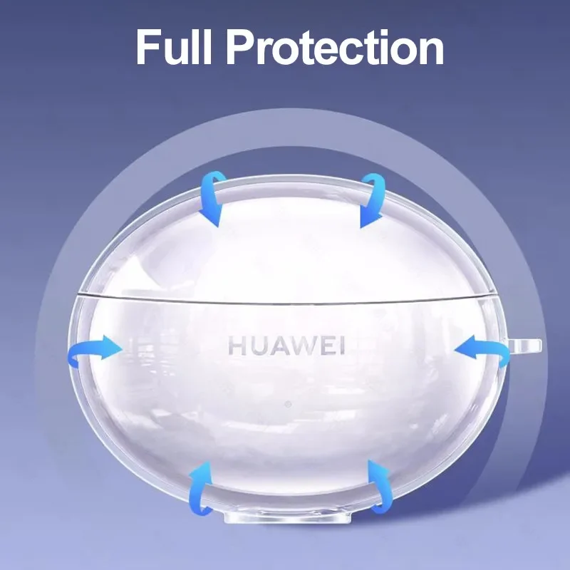 Für Huawei Freebuds 6/6i Kopfhörer-Schutzhülle für Huawei Freebuds 5/5i Transparente Sturzsichere Ohrhörer-Hülle – Detail 5