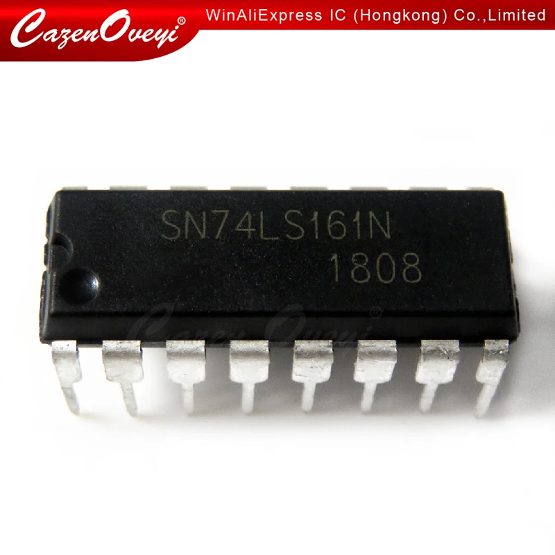 10pcs/lot SN74LS161N DIP16 74LS161 DIP16 SN74LS161AN DIP HD74LS161AP In Stock