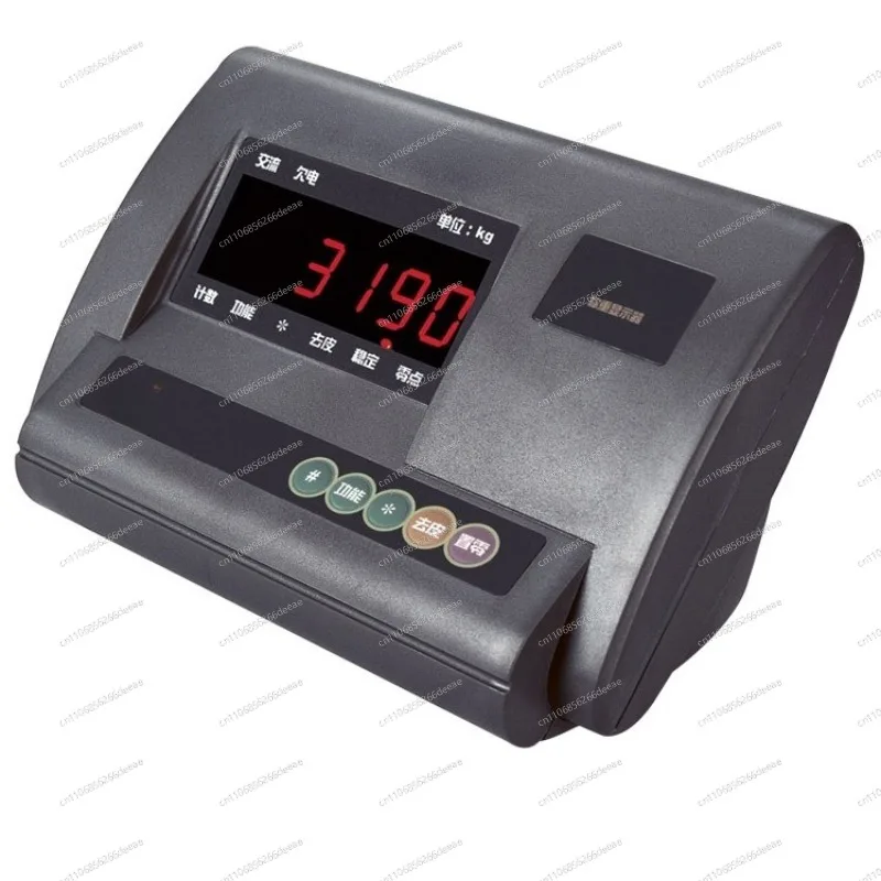 YBJ-A12E English Panel Weight Indicator RS232 Load Meter Weighing Controller XK3190-A12+E LED Display (No Battery)