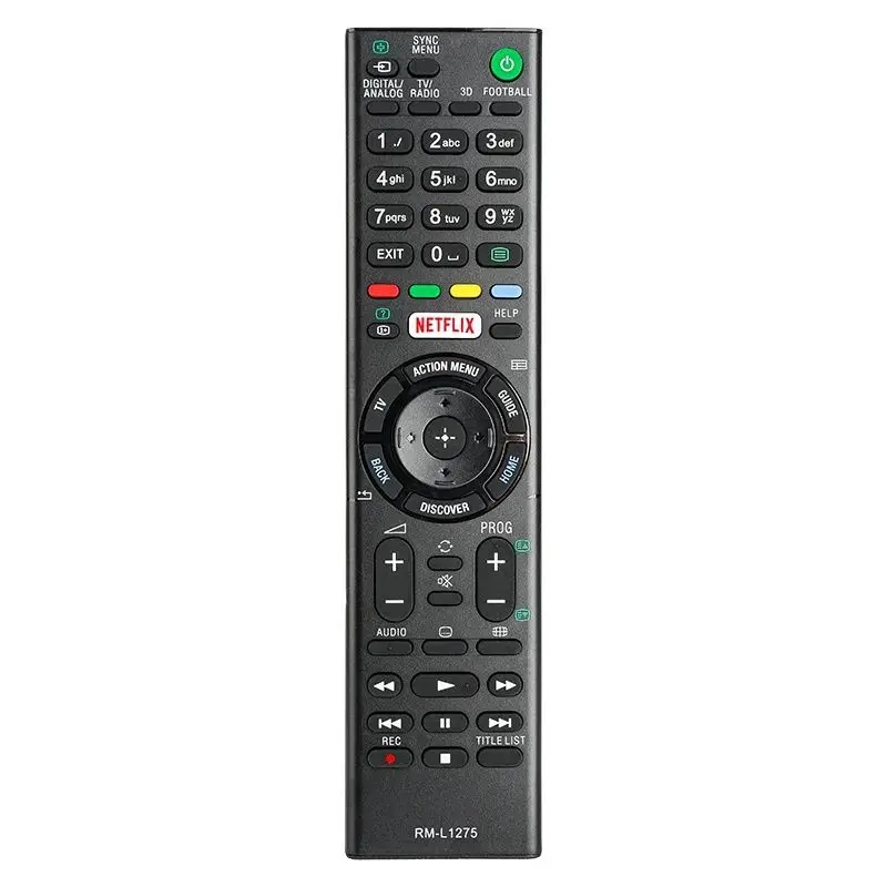 

RM-L1275 For Sony Remote Control Replacement With Netflix Button, For Sony TV KDL-50W800C KDL-55W800C KDL-65W850C KDL-75W850C