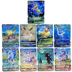 9Pcs/set Diy Self Made 63X88Mm Pokemon Ptcg Collection Card Fairy Sun Moon Eevee Refraction Collection Card Gift Toys