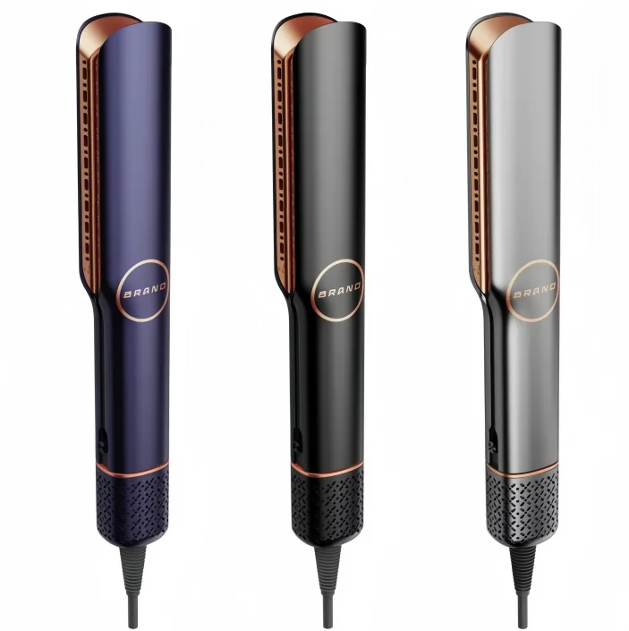 Secador de pelo de aire caliente de alta velocidad HT01, alisador de pelo, estilizador de aire, plancha plana de aire caliente con secador de pelo