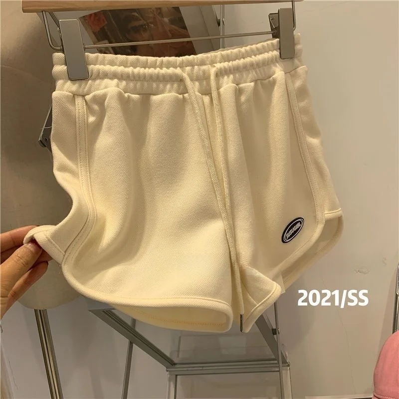 Dames hoge taille wijde pijpen ort broek zomer casual fitn homewear veelzijdige sli polyestervezel damesbroek