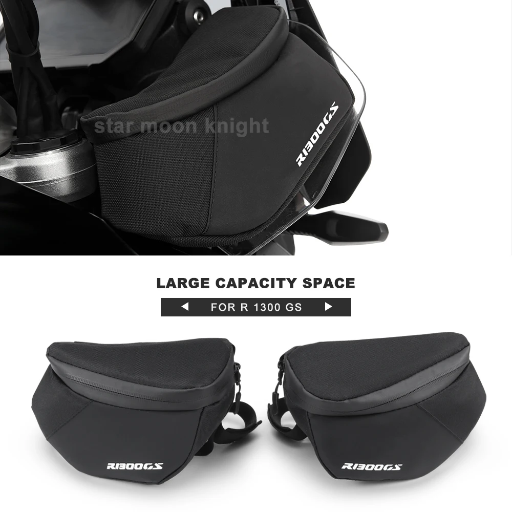 Wind Deflector Bag Set For BMW R1300GS R 1300 GS Motorcycle Front Tool Bag Waterproof Bag Side Windshield Bags