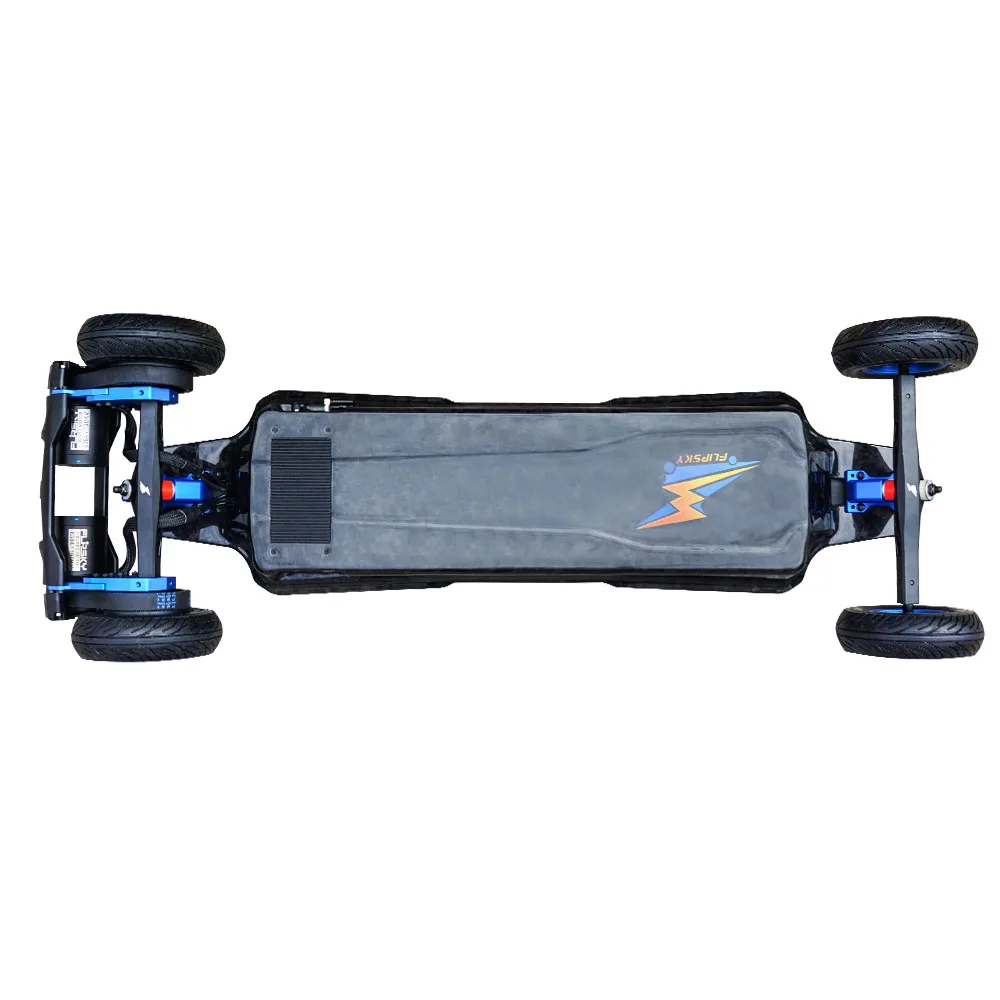 Flipsky Topsnelheid Duurzaam Koolstofvezel Dek Elektrisch Skateboard Longboard Wordt geleverd met dubbele FSESC 75100 14S batterij