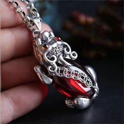 Trendy Wealth Patronus Beast Pendant Necklace Men Jewelry Women Couple Accessories Silver 925 Neck Chain Male Lady Birthday Gift