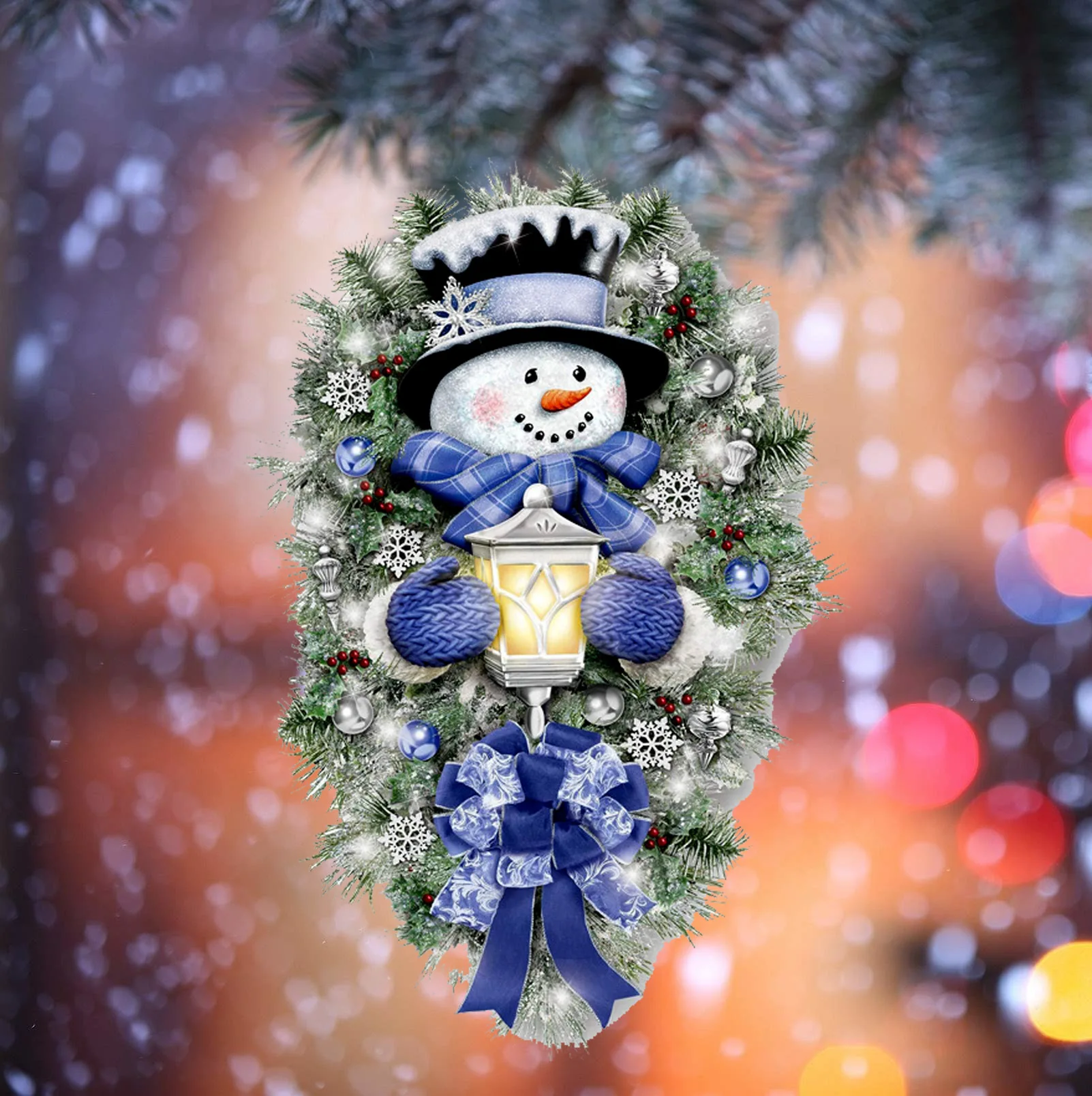 

2022 New Year Christmas Stickers Decoration Xmas Tree Snowman for Home Outdoor Window Wall Party Decals Santa Claus