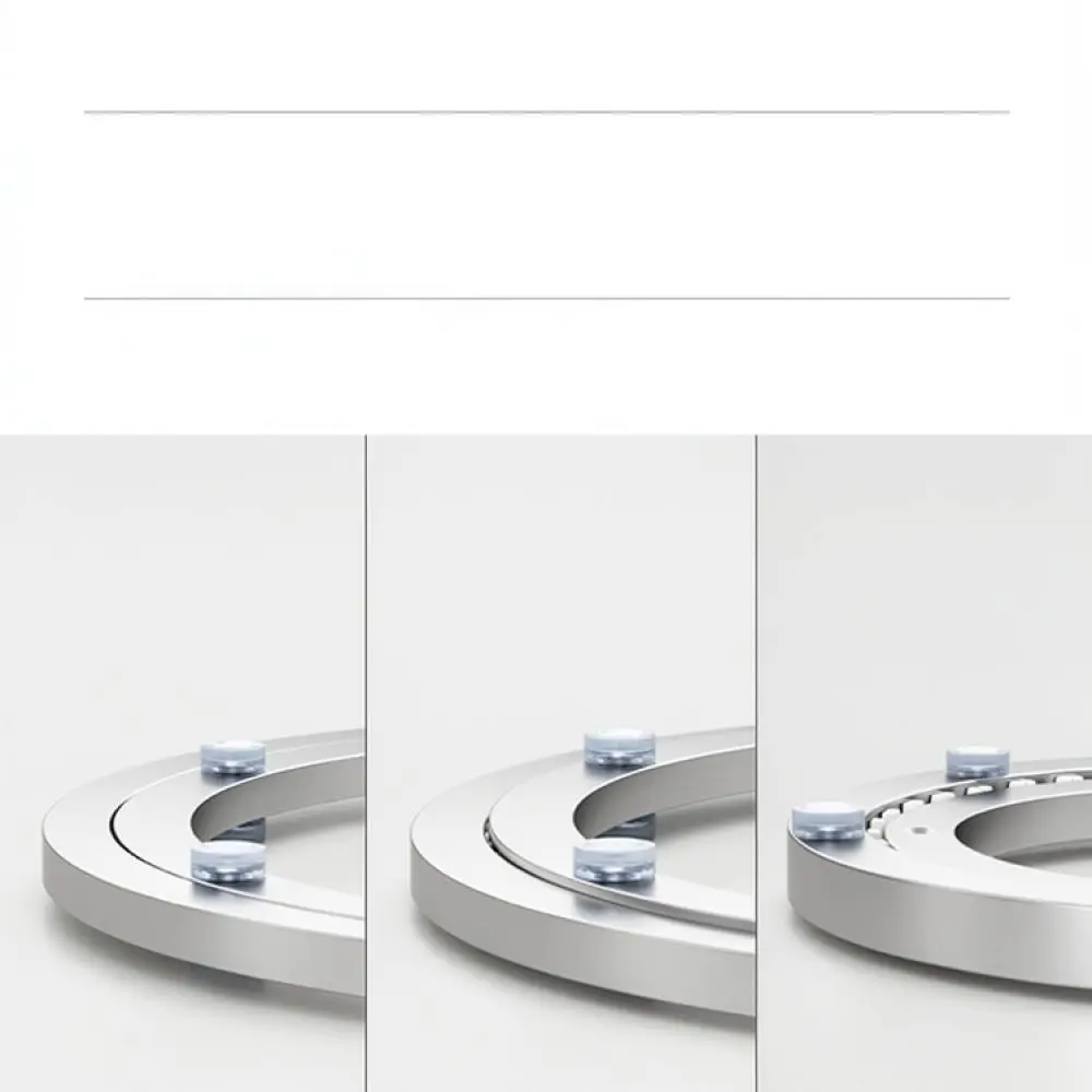 Heavy Duty Swivel Plate Bearing For Lazy Susan Dining Table Aluminum Alloy Base Hardware For Glass Wood Marble Top