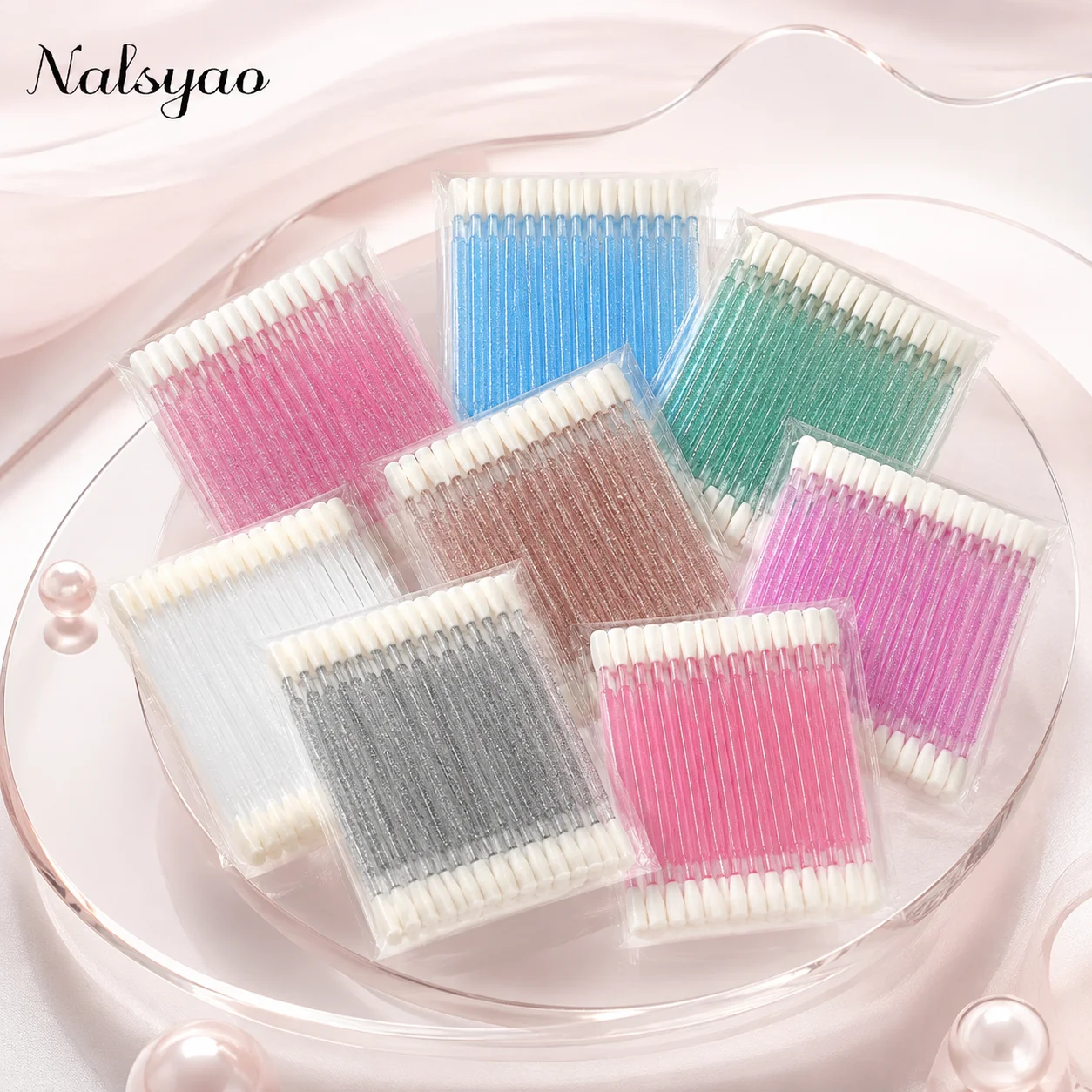 CNK 50 Pcs Disposable Lip Brus - огляд і ціна Eyelash Extension Cleaning
