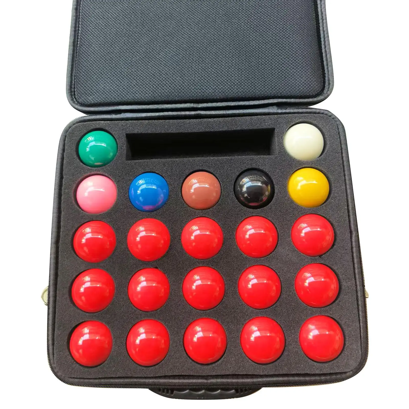 EVA Billiard Ball Storage Box Shockproof 22 Ball Holder Convenient Carry Handle for Snooker and Pool Use
