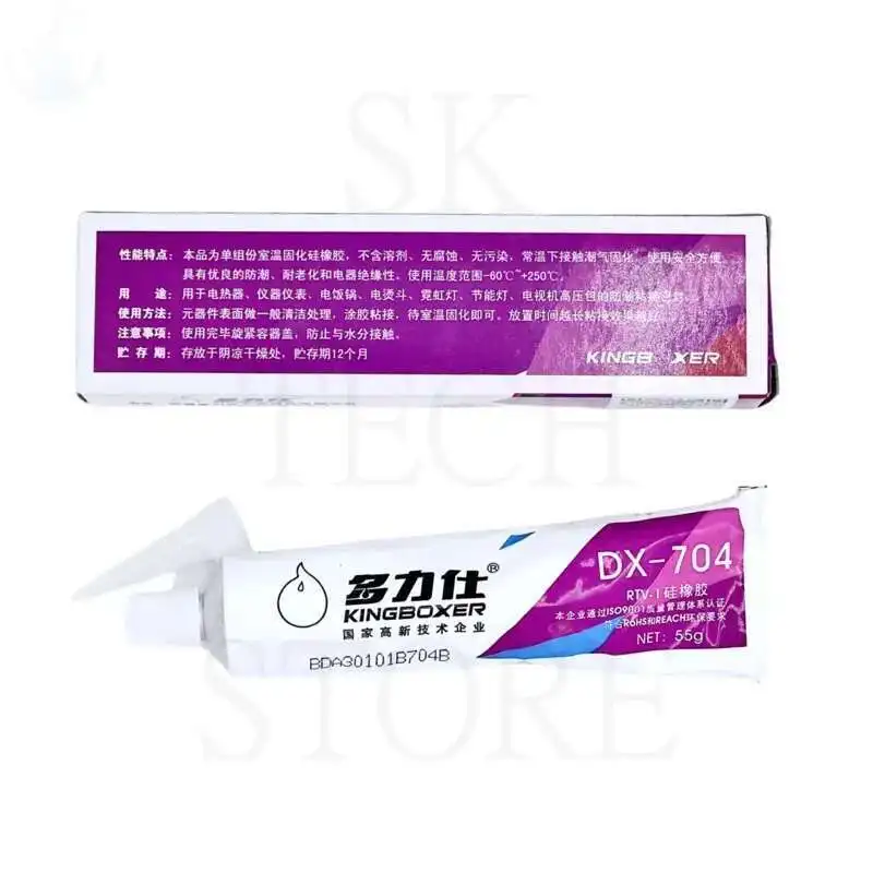 Adesivo epossidico nero/bianco Standard da 3 pezzi, adesivo sigillante, impermeabile, gomma siliconica a polimerizzazione lenta da 55g con indurente