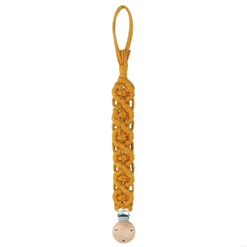 

Crochet Baby Pacifier Clip Infant Newborn Cotton Pacifier Chain Nipple Soother Dummy Holder Eco-friendly Material