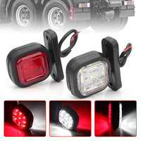 Truck Side Light Width Light Dual Color 12 24V For Truck Van Warning Light Safety Light Trailer Indicator Lamp Car Signal LED