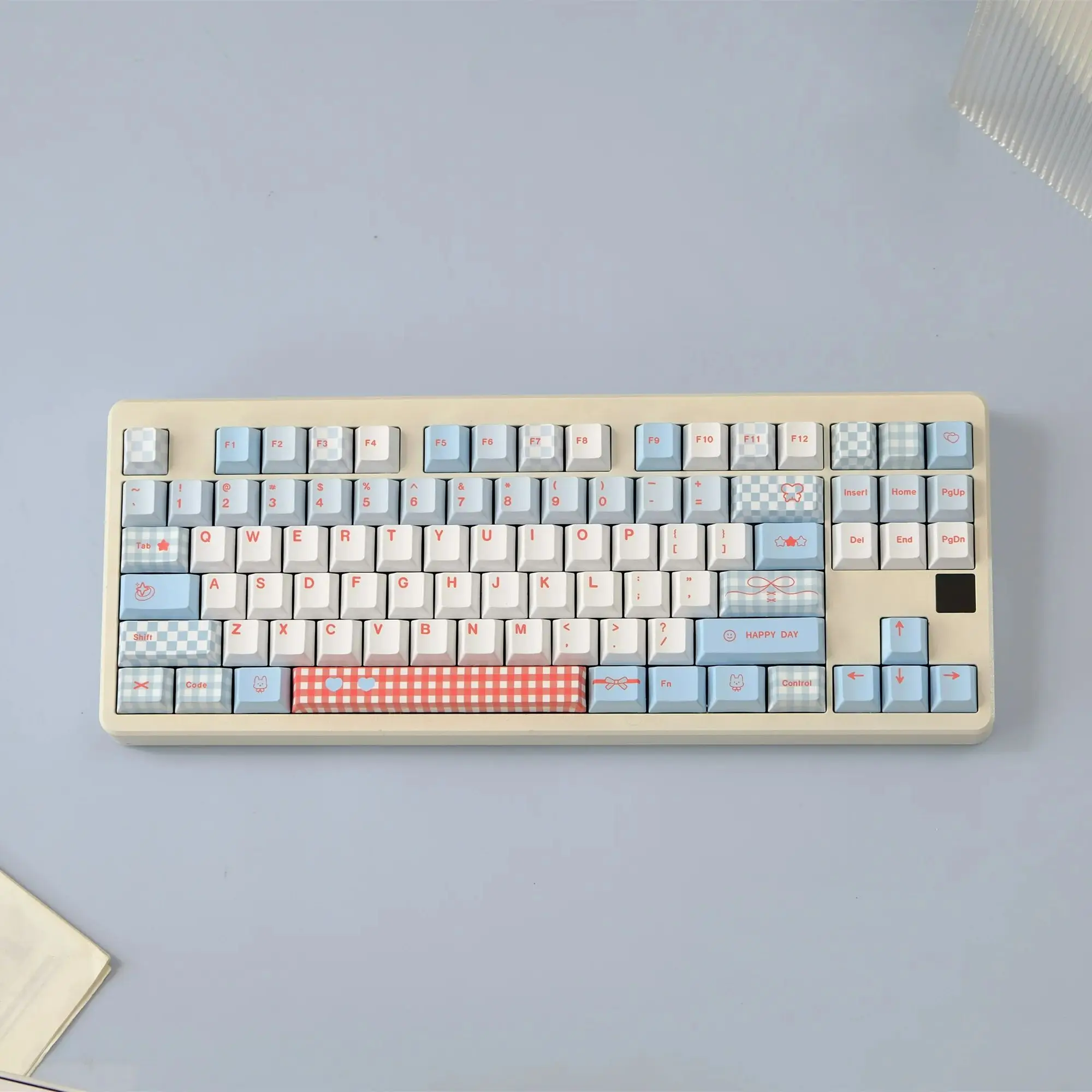 

Летние переплетенные колпачки для клавиш, 151 клавиши, материал PBT, вишневый профиль, колпачок для клавиш DYE-SUB, стрельба для механической клавиатуры CHERRY MX Switch