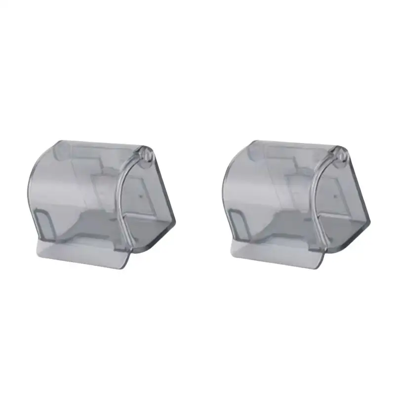 2Pcs Manual Shaver Rack Bathroom Organization Drainage Self-adhesive Storage Rack For Travel Packinging