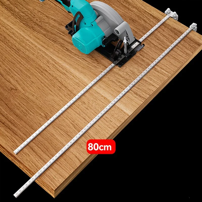 1Pc Electric Circular Saw Cutting Guide Rail Bearing Guide Ruler,For Repeated Cutting Board Guide Rail Ruler(Excluding machines)