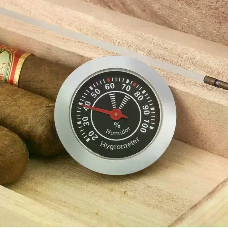 1Pcs Humidity Sensor Tester Guitar Hydrometer Humidity Meter With High Precision Hygrometer Monitor For Humidor Cabinet Can Care