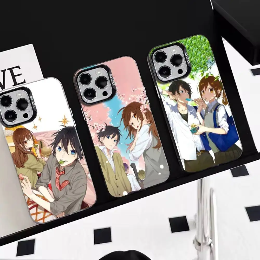 Kyoko Hori-Izumi-Yuki-Kakeru-Remi   Phone Case For iPhone 17,16,15,14,13,12,11 Plus,Pro Max,XS,Colored Silver Plated Inside Cove