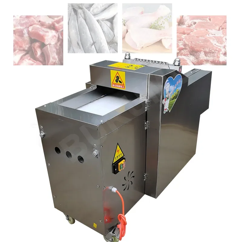 

Fresh Chicken Chop Breast Cube Dicing Machine Automatic Industrial Poultry Chicken Nuggets Cutter