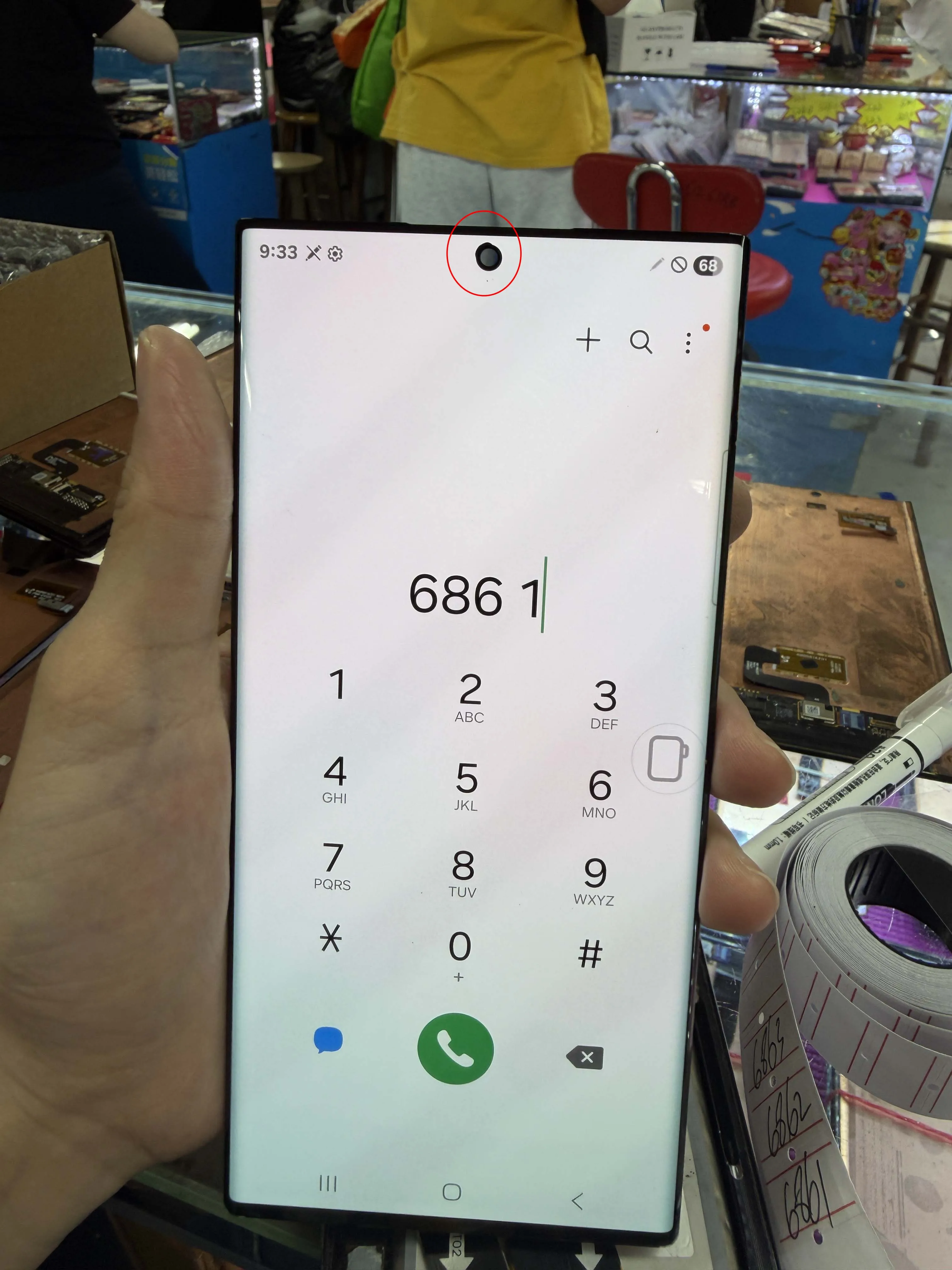 With Defect Display For Samsung S22 Ultra 5G LCD Touch Screen