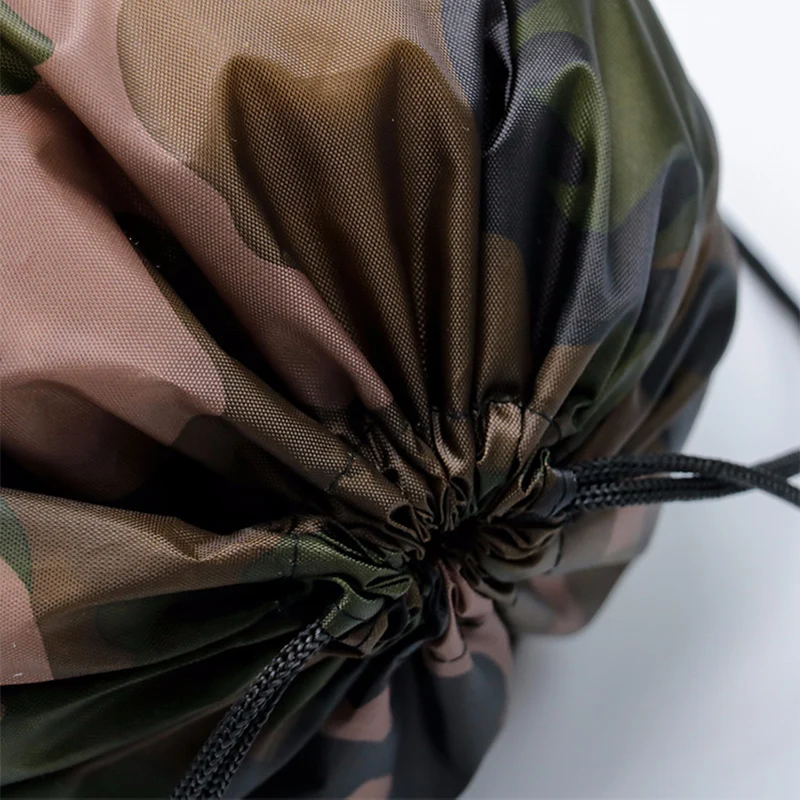 Camouflage Backpack Drawstring Gym Bag Travel Sport Outdoor Bag Lightweight Camouflage Lightweight Drawstring Bag Bag Backpack