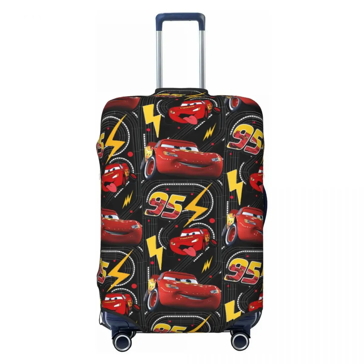 

Защитный чехол для чемодана с изображением Лайтнинга МакКуина в стиле аниме/манга, забавный и милый, для дорожных чемоданов 18-32 дюймов